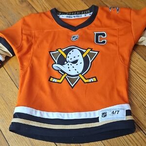 NHL Orange Kids Hockey Jersey